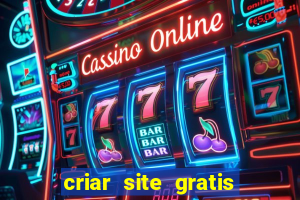 criar site gratis de jogos